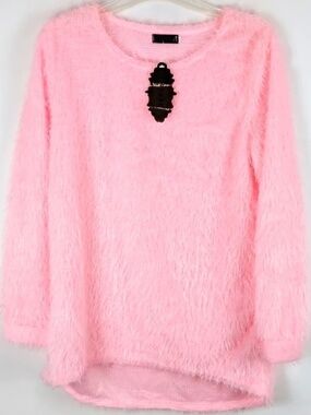 Brand New Vicabo Eyelash Sweater Womens XXL Curvy Loungewear Soft Girl Comfy